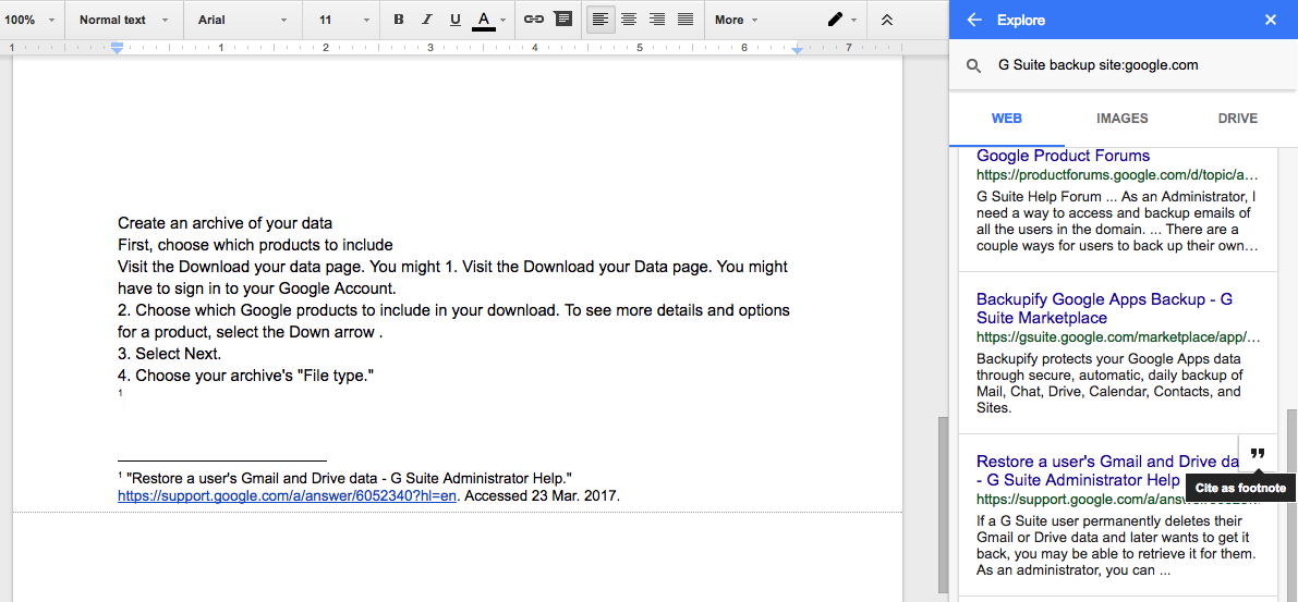 How To Add Footnotes In Google Docs